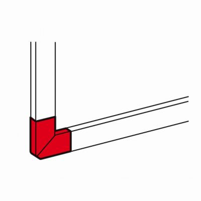 Naroże Kanału Płaskie Regulowane Dlp 50x150 Białe 010789 LEGRAND (010789)